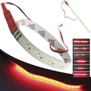 2PCS Red 30CM 3528 32Led Knight Rider Flash Strobe Scanner Neon Strip Light D ME