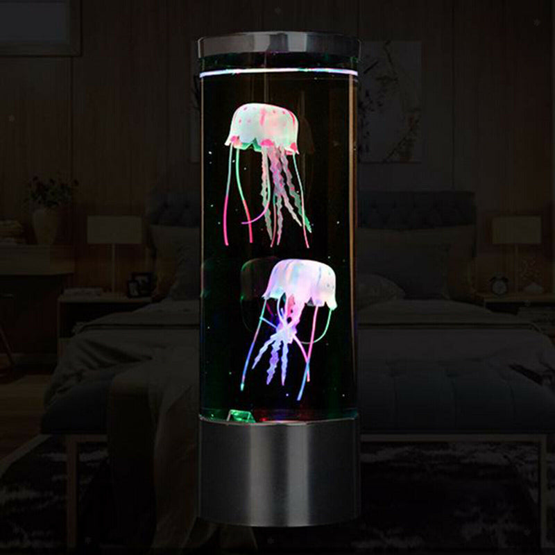 LED Jellyfish Lamp Electric Cute Color Changed Night Light Kids Xmas Gift