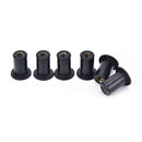 6pcs M5 rubber grommet nuts blind fastener windscreen kayak accessories LJ