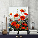 Flower Digital Painting Diy Painting By Numbers Kits Paint on Canvas Hand P E3M7