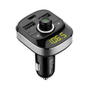 1X(Bluetooth Handsfree Kit Type-C Usb Car Charger Fm Transmitter Radio Tf C