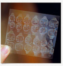 HOT1X24 Tips Strong Ultra Thin Double Side Adhesive Stickers False Nail Tips MG