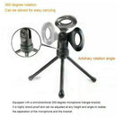 Professional Condenser Mic Sound Podcast Studio Microphone with Desktop Tripod
