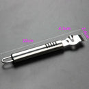 Lemon Orange Zester Citrus Grater Stainless Steel Grips Lime Zest Peeling Too Hc