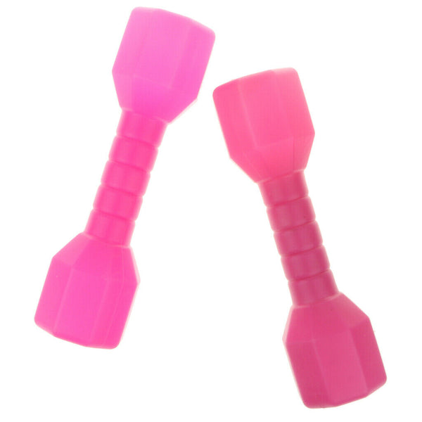 4 pcs Kids Plastic Dumbbells Sports Exercise Toys Green & Pink