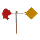 Stainless Steel Shooting Target Spinner Target Plinking Target with 2 Plates
