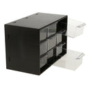 2Pcs Drawer Storage Box Desk Organizer Desktop 9 Lattice Drawer Sorting Grid
