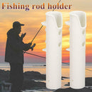Boat Plastic Rod Holder 2 Tube Fishing Plastic Rod Holder White Specially R J5X0