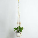 Macrame Plant Hanger Indoor Outdoor Hanging Planter Basket Cotton Rope With