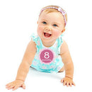 12pcs Baby 1-12 Month Monthly Milestone Stickers Baby Birthday Baby Shower