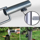 Metal Umbrella Base Stand Heavy Duty Holder Yard Outdoor Easy Travel Use M1P3