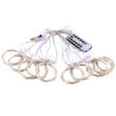 2M 210 Lamp Rainbow Copper Wire Curtain Light USB with Remote Control Girl HQ1I4