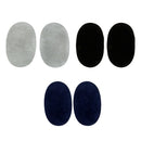 3 Pair Fabric Sew-on Oval Elbow Knee Patches DIY Repair Mend Sewing Applique