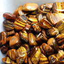 50g Natural Tumbled Tiger Eye Stone Bulk Gravel Flowerpot Specimen Craft Decor