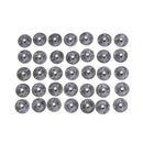 100pcs 12.5x 5mm Waxed Candle Wick Metal Sustainers Candles Holders Tool PartME
