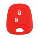 2 Button Silicone Key Fob Case Cover For Peugeot 307 107 207 405 Citroen C3