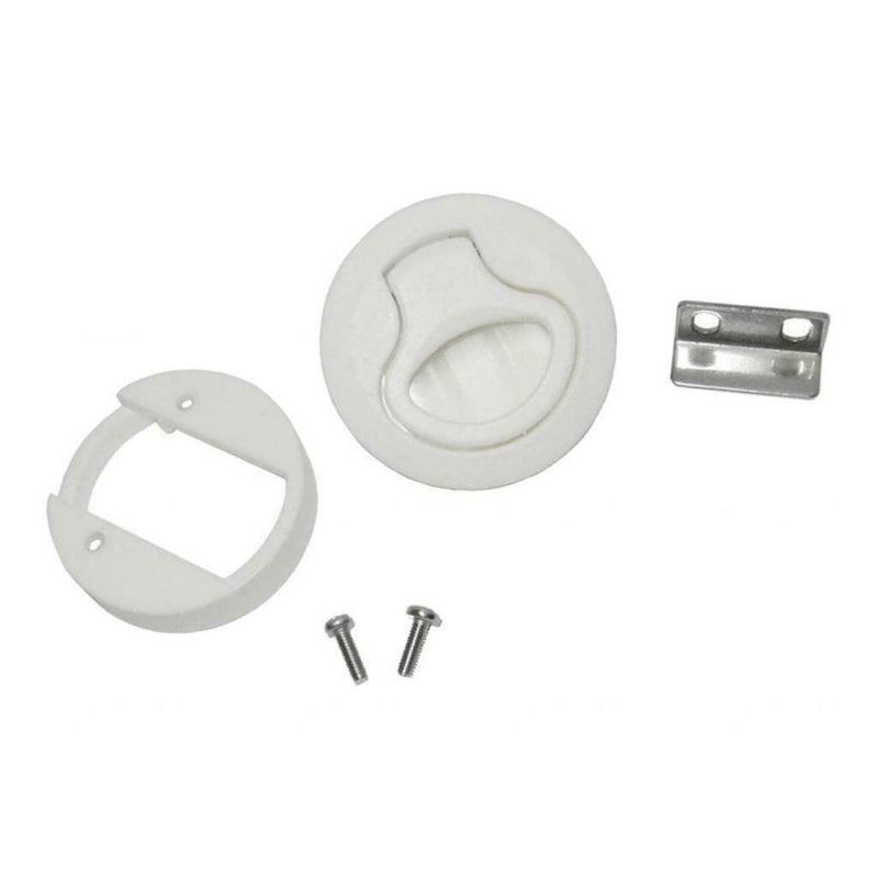 3 Set 2 inch/ 50mm Flush Pull Hatch Slam Latch for RV Boat Deck Nylon