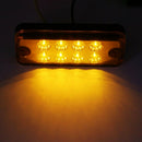 6 Pcs LED Car Side Marker Indicator Light 10-30V For Trailer Truck Lorry