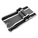 Han Edition Tassel Man With Thick Color Matching Striped Scarf