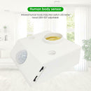 E27 PIR Infrared Motion Sensor LED Light Lamp Holder LED Lamp Base Socket AU