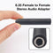 6.35mm Stereo Female To Female Jack Audio Cable Coupler Adapter Connector