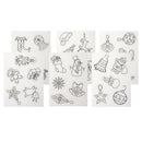 6x Xmas Printer Inkjet Shrink Plastic Sheet Paper DIY Creative Jewelry Craft