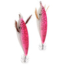 6pcs Luminous Squid Jig Hook Simulation Design Shrimp Fishing Lure Hard Bait