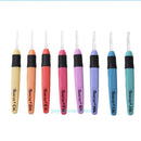 8pcs/set Crochet Hooks w/ LED Light Knitting Needle Multicolour Sewing Tool