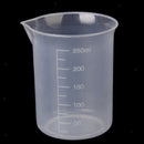 10pcs 150ml 250ml Graduated Beaker Transparent Measuring Mug Plastic Set