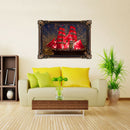 Red Sailboat Full Drill  5D Diamond DIY Painting Craft Home Decor
