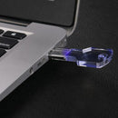 Key Acrylic USB Flash Drive Waterproof Crystal Pen drive 32GB pendrive USB
