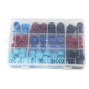 77pcs 11 Kinds of R134A R12 Air Conditioning Service AC System Charging Port