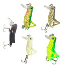 5Pcs Flying Fishing Lure Jig Wobblers Lure Grasshopper Insect Fishing Tackle