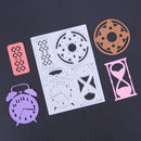 Clock Combination DIY Handmade Craft Stencils Decor Tool Set Cutting Die