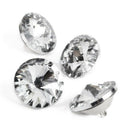 Crystal buckle of 100 pcs for sofa bed head bag clothing decoration - 25 mm E5Y2