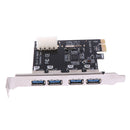 4 port USB 3.0 PCI-e expansion card PCI express PCIe USB 3.0 hub adapter Z-ME