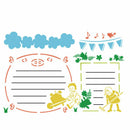 DIY Hollow Drawing Template Ruler Graffiti Drafting Tool Painting Kids Supply
