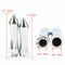 Chrome Billet Spike Handlebar Hand Grips For Motorcycle 1" 25mm HandlebarFT