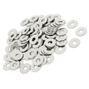 M6x18mmx1.5mm Stainless Steel Round Flat Washer for Bolt Screw 100Pcs A6N8
