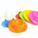 4 Pcs Silicone Egg Cups In Modern Design Holders Set Serving Kitchen Boiled S5H8