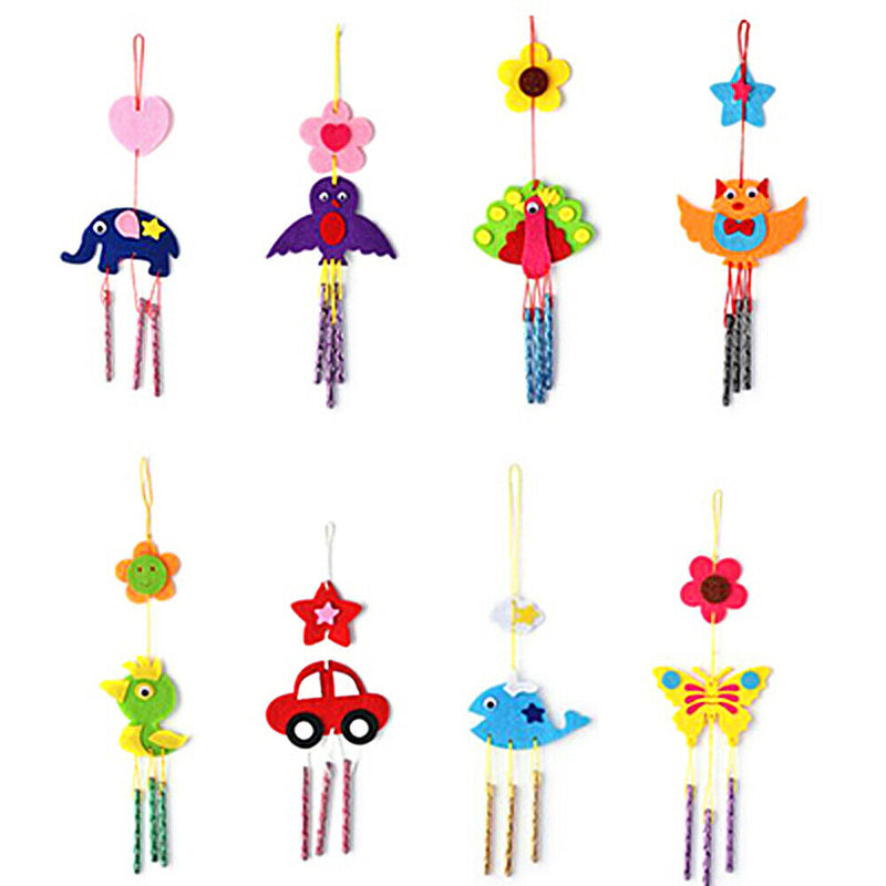 Kids Child DIY Wind Chimes Aeolian Bells Educational Puzzle Toys Craft Kits