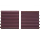 6PCS 30x30x5cm Acoustic Studio Acoustical Soundproofing Sponge Light purple A9V9