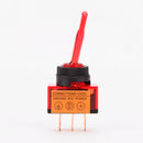 2 Pieces 12V 20A Car 3Pin SPST Toggle Rocker Switch with Red and Blue LED