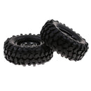 1 Pair 96mm Wheels Tyres Tires for 1/10 RC Rock Crawler Truck SCX10