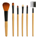 6pcs Makeup Brushes Kit Set Eye Shadow Foundation Powder â€‹Cosmetic Tools