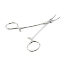 2 Pcs Dog Ear Cleaning Pliers Hair Clamp Tweezers Pet Forceps Curved Small
