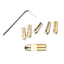 5pcs/Set 0.5-3mm Small Electric Drill Bit Collet Micro Twist Drill Chuck