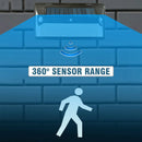 360 LED Waterproof Solar Power PIR Motion Sensor Wall Light Outdoor Garden Lamp