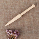 2Pc Diy Weaving Tool Wood Woven Sweater Scarf Tapestry Bobbin Stick Single