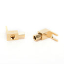 5x Banana to Spade Adapter Plug Speaker Cable Connector 4MM  A lj